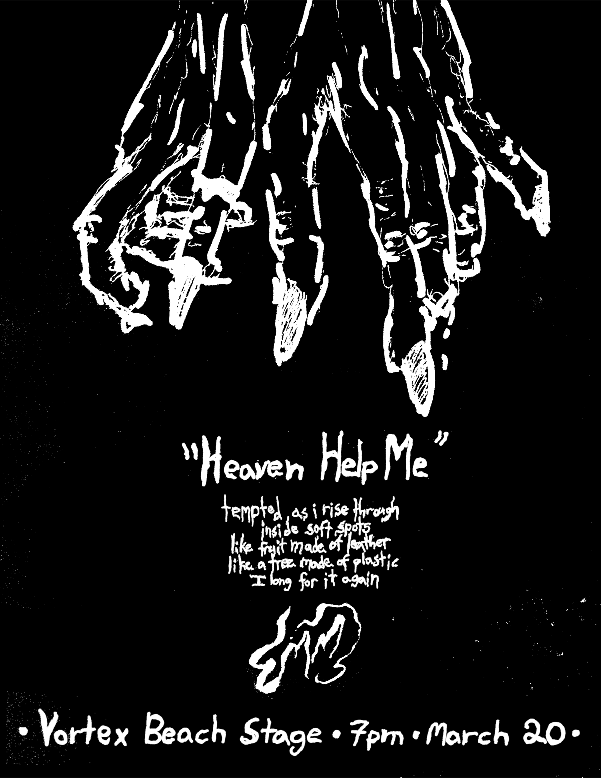 Heaven Help Me flyer